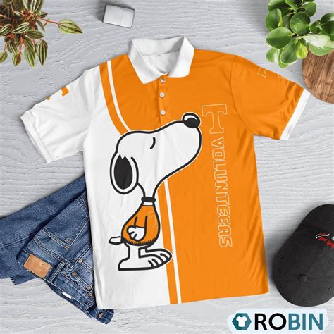 Tennessee Volunteers Snoopy Polo Shirt, Volunteers Apparel ...