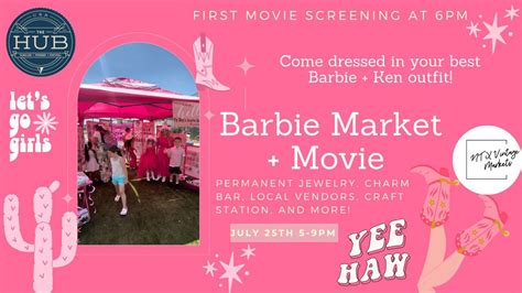 Barbie Market + Movie, The HUB, Allen, 25 July 2024 | AllEvents.in