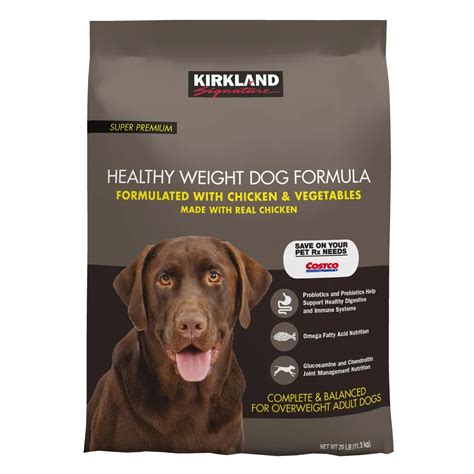 Kirkland Signature Healthy Weight Formula Chicken and Vegetable Dog ...