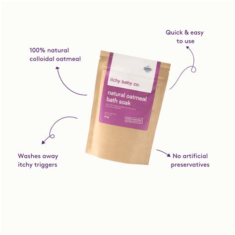 Itchy Baby Co. Natural Baby Oatmeal Bath Soak 200g | Bathtime | Baby ...