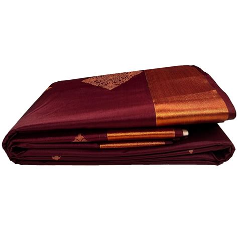 Buy Womens Kanchipuram Pure Silk Saree Original Golden Zari Intricate ...