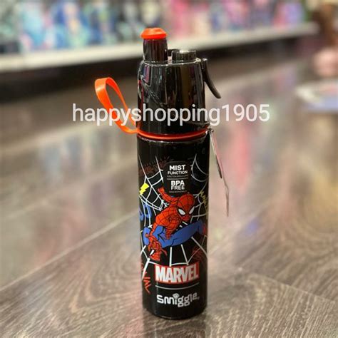 Jual SMIGGLE SPIDERMAN STAINLESS STEEL SPRITZ BOTTLE - TERMOS SMIGGLE ...