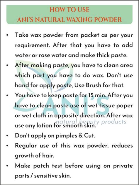 ANI'S Natural Ubtan Instant Hair Removal Powder for men No PAIN No Rics ...