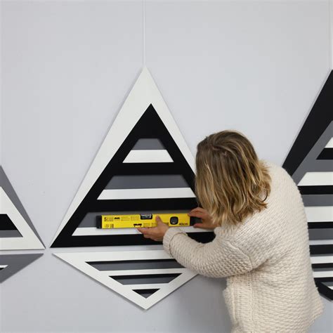 ON HOLD Eef de Graaf – Geometric Wall Sculpture (Triptych), Netherlands ...