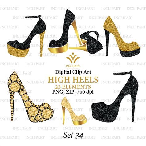 Black High Heel Clip Art