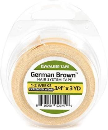 WALKER TAPE German Brown hair System Tape 3/4 inch 3 yard Hair Paste ...