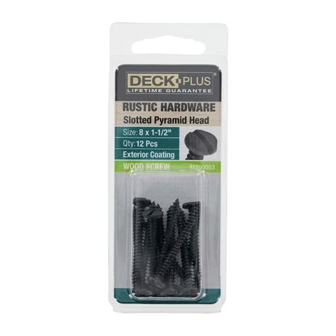 Deck Plus Rustic Hardware #8 x 1-1/2-in Epoxy Exterior Trim screws ( 12 ...