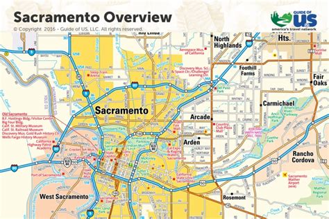 Sacramento California Map
