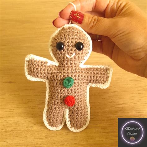 Crochet Gingerbread Man – MummaJ Crochet
