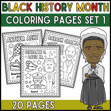 Black History Month Coloring Sheets For Kids