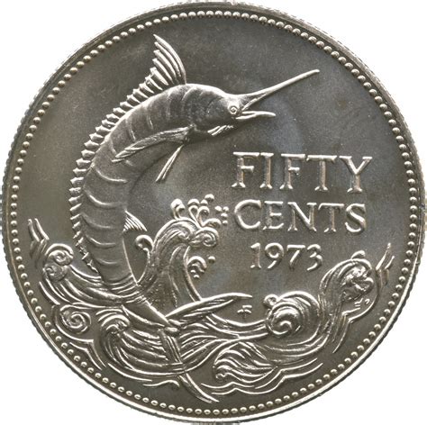 1973 Bahamas Islands 50 Cents Charles Coin Collection | Property Room