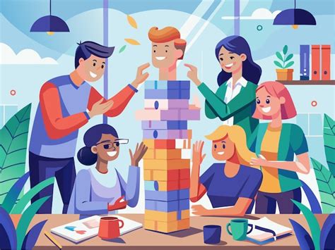 Team Building Games Vector 的图像结果