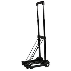 KPJ MART Foldable Collapsible Trolley Cart with 2 Wheels for Luggage ...