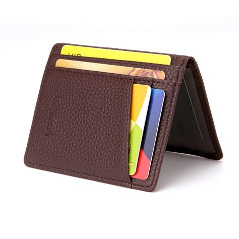 Credit Card Holder with ID Window,RFID Protected card wallet,PU Leather ...