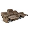 Buy Nilkamal Skelton 3 Seater Manual Recliner (Velvet Brown) Online In ...