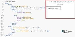 Image result for Centrar Texto HTML5