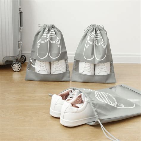 Travel Shoe Bags (Pack of 8 Bags - Random Colour) – flyingcarts