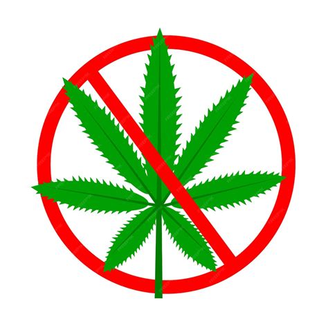 Premium Vector | Stop cannabis ban on smoking cannabis sign on a white ...