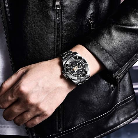 Buy Pagani Design Men's Watches Skeleton Mechanic Automatic Watch ...