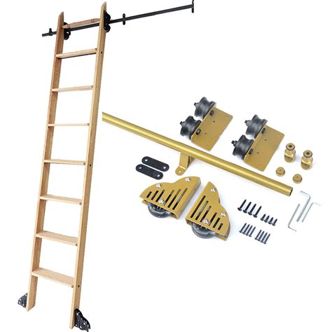 Image result for Library Ladder with Rail