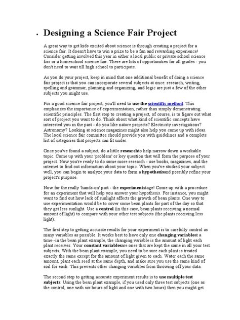 Image result for How to Create a Science Fair Project