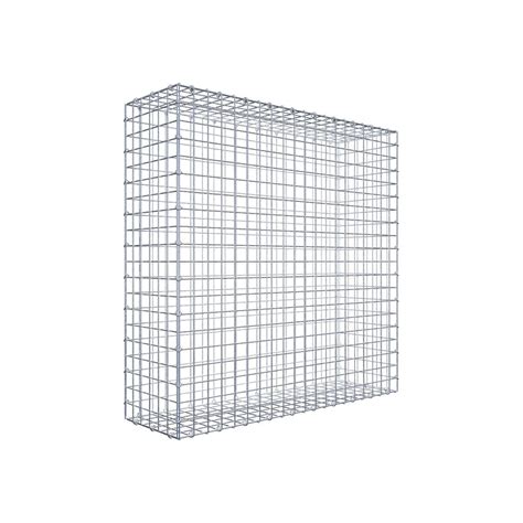 Gabiona - Gabbioni 100 cm x 100 cm x 30 cm (L x H x P), mailles 5 x 5 ...