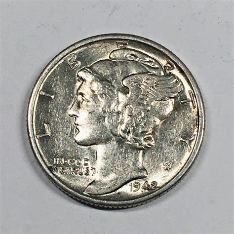 1942-S Mercury Head Dime*High Grade*Lustrous | Property Room