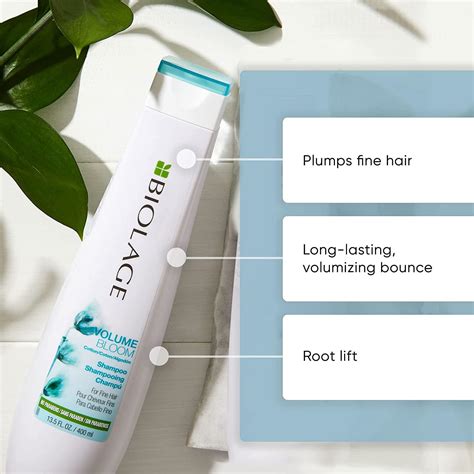 BIOLAGE Volume Bloom Shampoo - Lightweight Volume & Shine for Fine Hair ...