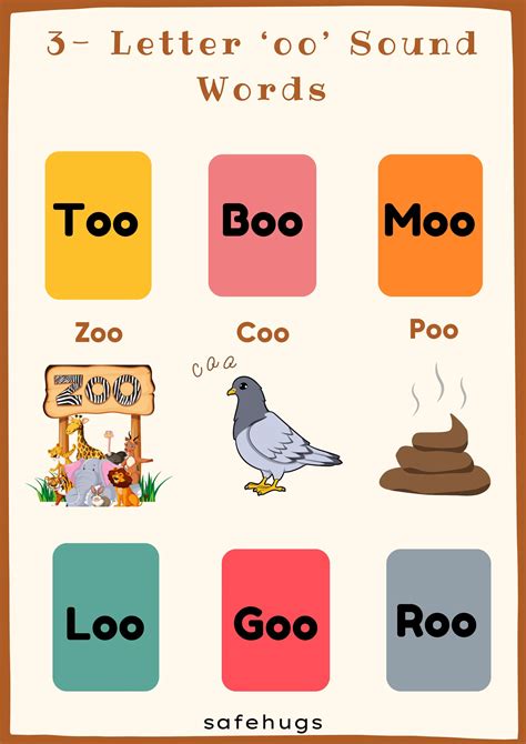 'oo' Words for Kids (with Pictures)