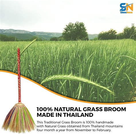 Kalokekala by SKENNOVA Thai Vintage Retro Handmade Grass Broom with ...