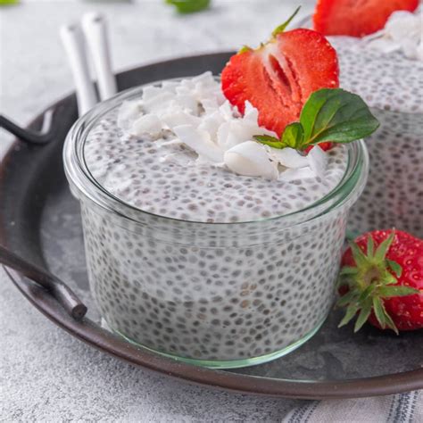 Coconut Chia Pudding- Just 3 Ingredients! - The Big Man's World