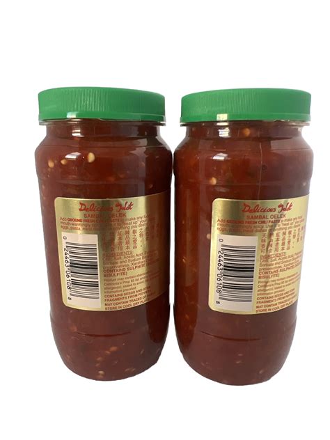 Huy Fong Sambal Oelek Ground Fresh Chili Paste 18 oz. 2- Pack - Exp 10/ ...