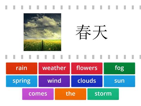 Image result for Spring Weather Vocabulary
