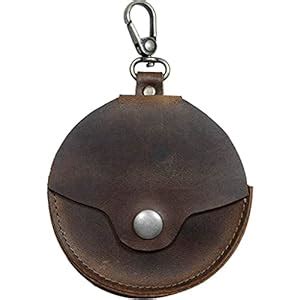 Hide & Drink, Leather Camera Lens Cap Holder, Fits 85 mm Caps/Organizer ...