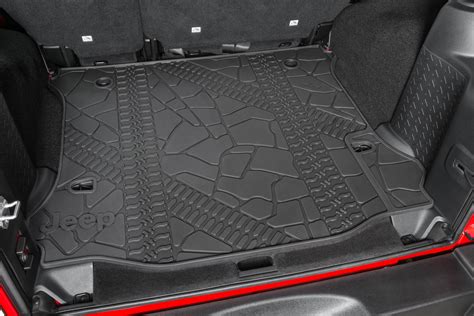 Mopar Floor Liner Slush Mat with Tire Tread Pattern Kit for 12-13 Jeep ...