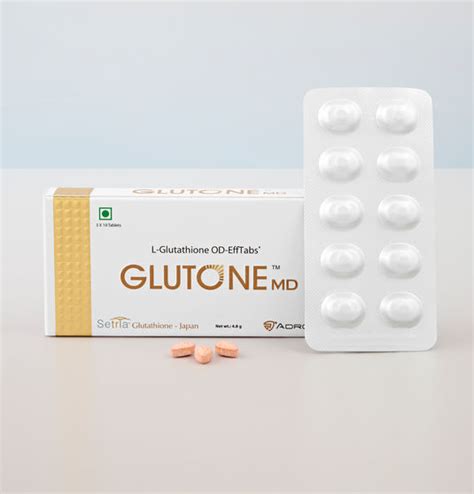 Glutone MD Tablet | Setria Glutathione OD-Eff Tablets | Brightens Skin