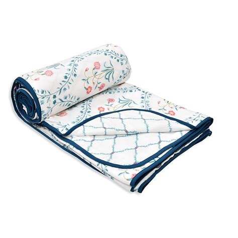 Buy haus & kinder 100% Cambric Cotton Single Bed Dohar, Ultra Soft ...