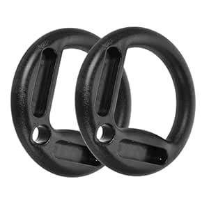 Sosoport 2pcs Gymnastic Rings Straps Heavy Duty Fitness Pull up Rings ...