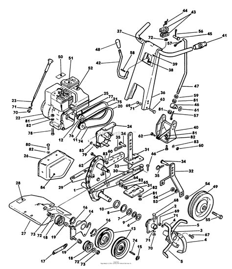 Lawn-Boy 51194, Tiller, 1989 (SN 900000001-999999999) Parts Diagram for ...