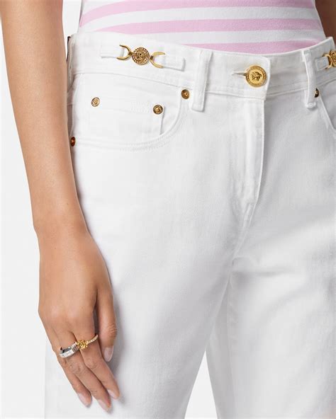 Versace Crop Flared Jeans | VERSACE