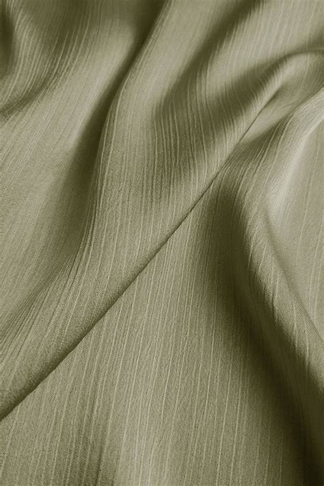 Crinkle Silk - Satin Hijab - Light Green – Mawdeest