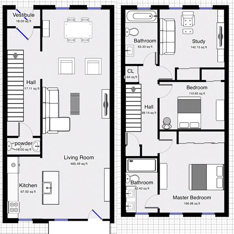 brownstone boys | Floor plans, How to plan, Architect