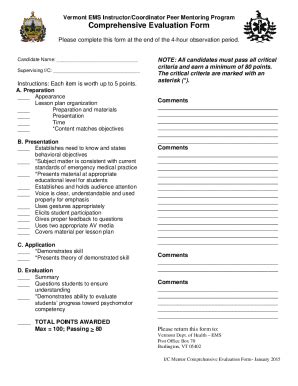 VT Presentation Observation Form 2015-2026 - Fill and Sign Printable ...