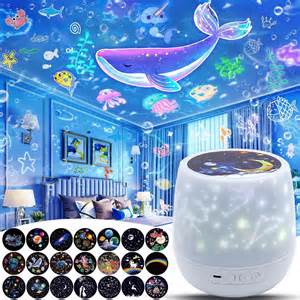 21 Sets of Films, Kids Night Light Projector for Bedroom, Ceiling, Baby Night Light Projector ...