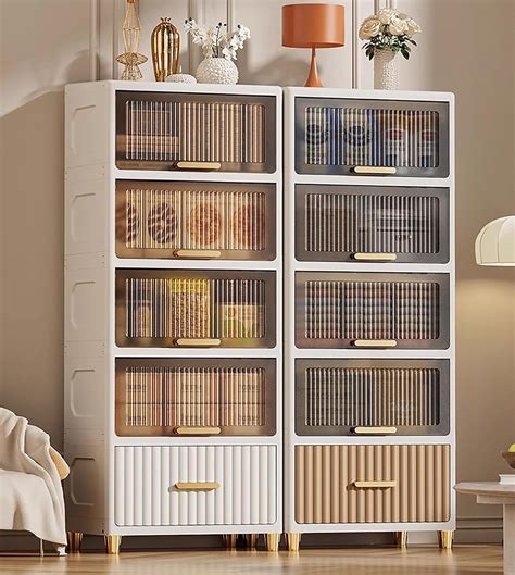 Bathroom Storage Cabinet – Freestanding Organizer with Drawers & Shelf ...