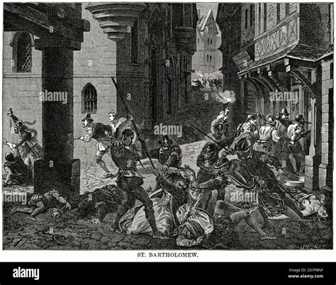 St. Bartholomew St. Bartholomew's Day massacre), Illustration, Ridpath ...