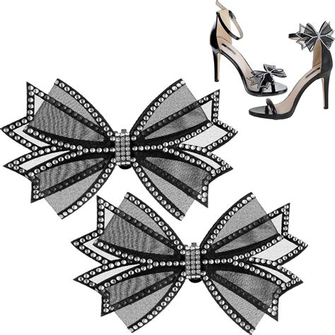 GEEHUA 2 Pcs Shoe Clips for Women Dress Shoes, Mesh Bow India | Ubuy