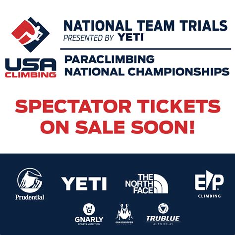 2023 National Team Trials and Para Climbing Nationals – Spectator ...