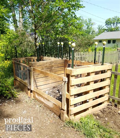 Diy Compost Bins Made From Pallets Blueprints How To Build A DIY