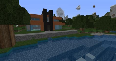 Modern house (Survival mode map) Minecraft Map